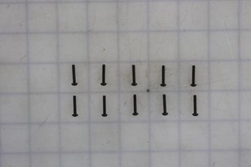 BraunAbility 10-pack: Screw Machine # 4-40 X 5/8 Inch Rd Hd Auto Black