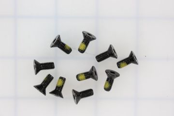 BraunAbility 10-pack: Screw #10 32 X 1/2 Fhdhxs Auto Black W / Patch