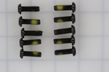 BraunAbility 10-pack: Bolt 1/4 20 X 3/4 Inch Bhcs Nylk BKZN