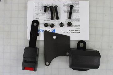 BraunAbility Hand Belt Retractor And Buckle