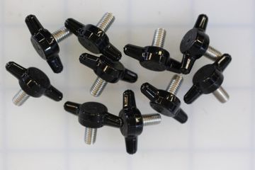 BraunAbility 10-pack: Screw T Head Thumb 10-32 X 3/8 Inch