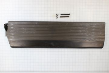 BraunAbility Assembly Roll Stop With Rubber End 34 Inch Aluminum Braun Metallic